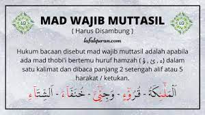 More questions from this user see all. Mad Wajib Muttasil Arti Hukum Bacaan Panjang Dan Contohnya