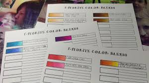 Mari Ko Creations Spectrum Noir Color Blend Chart Free