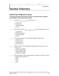 Chemistry final exam answer key. Nuclear Chemistry Tests And Answer Key Teaching Resources