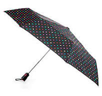 Raines Totes Auto Open And Close Umbrella, Medium, Candy Dots