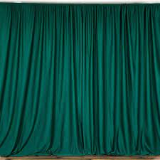 Check spelling or type a new query. Pack Of 2 5ftx10ft Hunter Emerald Green Fire Retardant Polyester Curtain Panel Backdrops With Rod Pockets Tableclothsfactory