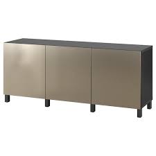 How much does a sideboard and buffet cost? Besta Combinaison Rangement Portes Brun Noir Riksviken Stubbarp Effet Bronze Clair Ikea