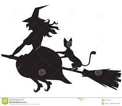 Hd halloween witch flying on a broom creative silhouette png image with transparent background for free & unlimited download, in hd quality! Witch On A Broom And Cat Witch Silhouette Halloween Silhouettes Halloween Painting