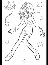 Please everyone, get in touch with your inner preschooler and go. Cardcaptor Coloring Pages Coloring Home