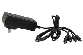 It supports cameras that need 700ma of power each. Security Camera Power Adapters