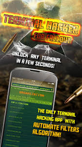 Dec 22, 2020 · the following fallout 4 cheats encompass pretty much every, really: Terminal Hacker For Fallout 4 For Android Apk Download