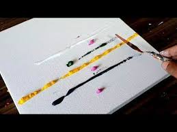 Making Of Easy Abstract Landscape Acrylics And Only Palette Knife Project 365 Days Dayv 0100 Yo Abstract Landscape Abstract Landscape Paintings Acrylic