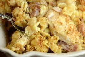 You can either use leftover ham in your casserole or a ham steak from the grocery store! Instant Pot Chicken Cordon Bleu Casserole