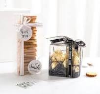 Premium Slim & Tall Clear Acetate Boxes - PVC Transparent Cookie Biscuit  Gift