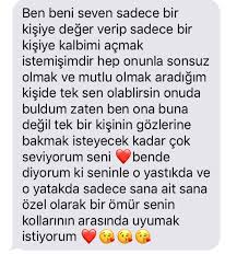 Cümleye nasıl başlayacağımı bilemedim ki. Efulim Sizede Boyle Uzun Mesajlar Gelir Insallah