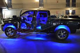 Richard S Blue Wireless Underbody Interior Lighting On His Dodge Interiorjeeplights Truck Bed Lights Jeep Lights Truck Lights