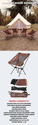 Campout 4 Lu Sandalye Seti