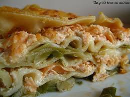 Lasagnes Aux Deux Saumons Et Aux Poireaux Recette Lasagnes Saumon Poireaux Lasagnes Lasagne Saumon