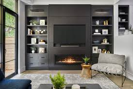 King cabinetmakers creates cabinets around fireplaces to increase available display shelving or supply extra storage. Modern Built Ins Around Fireplace Novocom Top