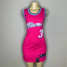Nba jersey miami heat shaquille o'neal reebok authentic sz 44 vintage rare 00s. Nba Miami Heat Jersey Dress Dwyane Wade 3 Pink Etsy Miami Heat Jersey Dress Jersey Dress Jersey Dress Outfit