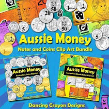 Australian Money Clip Art Both Coins And Bank Notes In A Value Bundle Great For Creating Math Related Teaching Resources Art Bundle Art Set Coin Art