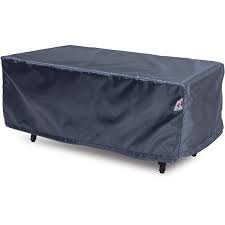 Trusted by tradespeople and professionals. Shield Outdoor Gold Polyester 56 X 36 Fire Table Cover In Charcoal Gray Cov Gt5636