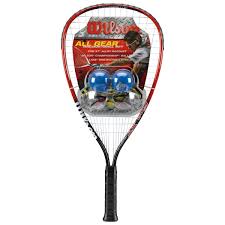 Joseph sobek is credited with inventing the modern sport of racquetball in 1950, adding a stringed racquet to paddleball in order to increase velocity and control. Racketball All Gear Set Wilson Sporting Goods