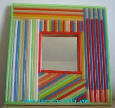 Bricolage Avec Des Pailles Bricolage Avec Des Pailles Idee Fete Des Meres Craft