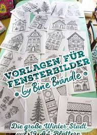 bines shop downloads fensterbilder weihnachten vorlagen coloriage licorne imprimable xl
