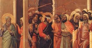 But when they came he drew back and separated himself, fearing the circumcision party. When St Peter Denied Christ