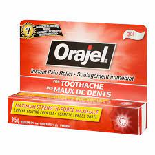 10 oragel instant relief for teething pain, longer lasting cherry flavor.33oz. Orajel Maximum Strength Toothache Pain Relief Gel 9 5g London Drugs