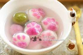 貓掌湯圓 糯米現磨超彈q 抗拒不了的粉嫩肉球super cute cat paw mochi dumplings 肥丁手工坊in 2021 yummy healthy snacks