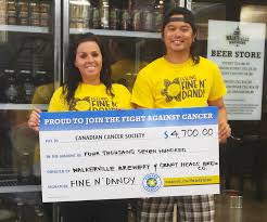The president and ceo of the canadian cancer society is. Walkerville Brewery And Craft Heads Brewing Co Make Donation To Canadian Cancer Society Windsoritedotca News Windsor Ontario S Neighbourhood Newspaper Windsoritedotca News
