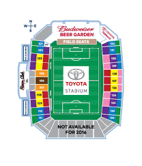 Toyota Stadium Map Fc Dallas