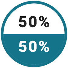 Graphics Charts Chart Business Stats Percentage 50