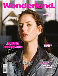 Kaya Scodelario covers the Spring 2024 issue wearing Graff — Wonderland