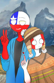 Country humans art by ‎alanis consil‎. Countryhumans Chile X Peru Countryhumans