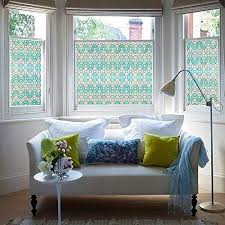 This film allows for privacy and helps to block out sunlight, helping to keep it cooler in your home. Duofire Stained Glass Window Film Privacy Window Films Decorative Window Coverings Static Cling No Glue D95011 11 8in X 78 7in 30cm X 200cm Pricepulse