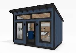 A collection of modern backyard offices that can also double as gyms, guest suites, and art studios. Home Backyard Modern Prefab Shed Studios Sanctuary Sheds