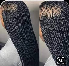 Ghana weaving with brazilian wool / looking into nigerian singer chidimma ekile's hairstyles. Spunky Design Side Part Ghana Braids With Frontal Lace By Ileoge Wigs Afrikrea