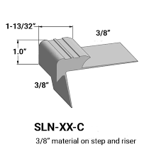 Mohawk's vinyl stair nose trim provides amohawk's vinyl stair nose trim provides a finished edge to coordinate with floor coverings on your staircase. Stair Nosings Stairwell Management Tarkett