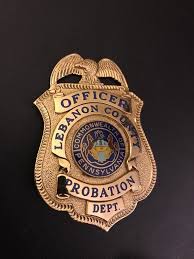 Officer Lebanon County Probation Department Blackinton Police Badge Fire Badge Police