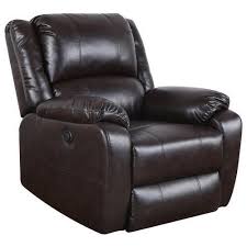 A dark brown sofa will not dominate a space when surrounded by lighter elements. Reclining Dark Brown Leather Sofa Chair Rs 85000 Piece Durenzo Furniture Id 20264847373