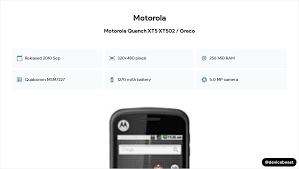 Motorola Quench XT5 XT502 / Greco Full ...