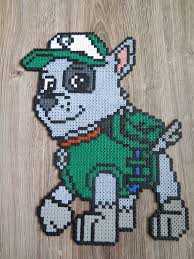 Paw Patrol Rocky Hama Strijkkralen Beads Perler Canvas Patterns Plastic Canvas Patterns Free Plastic Canvas Patterns