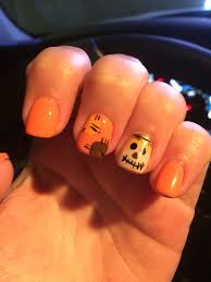 Scarecrow Nails Nails Fall Thanksgiving Nails Thanksgiving Nails
