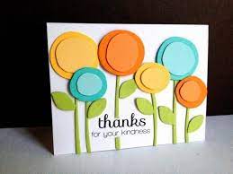 Sometimes making a cute card is as simple as… taping something to the front. 8 Ideas For Extra Special Handmade Thank You Card Handmade Thank You Cards Creative Cards Cards Handmade