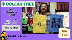 Kickstart spring by starting your own straw bale garden. Diy Garden Flags From Dollar Tree Easy To Make Cool Idea Youtube