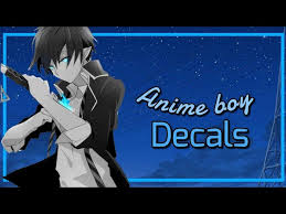 Roblox anime decal id codes. Bloxburg Anime Boy Decals Youtube