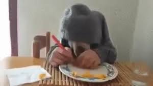 With tenor, maker of gif keyboard, add popular dog with human hands animated gifs to your conversations. Dog Eating With Fork And Human Hands On Make A Gif