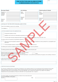 These regulations are part of the fire detection and fire alarm systems for buildings; Certificates Everycert