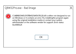 The Quickbooks Error Qbw32pro Exe Bad Image Is Occurred Due To A Problem In The Windows Registry To Overcome This Problem Use Ge Quickbooks Bad Image Image