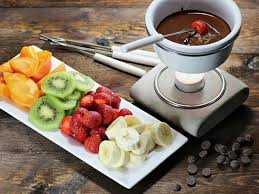 2 Minute Chocolate Fondue Recipe On Yummly Yummly Recipe Romantic Meals Hot Desserts Fondue Party