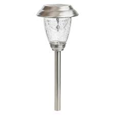 Paradise Garden Lighting Solar Stainless Steel Rotating Path Light Walmart Com Walmart Com