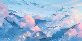 Check spelling or type a new query. The Sea Of The Sky On Behance Desktop Wallpaper Art Anime Scenery Wallpaper Cute Desktop Wallpaper